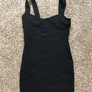Dynamite black bodycon mini dress